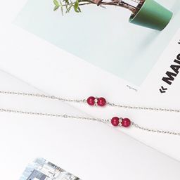 Red Beads Eyeglasses Chain-021