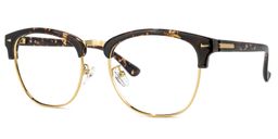 Lasha Gold Browline Glasses3