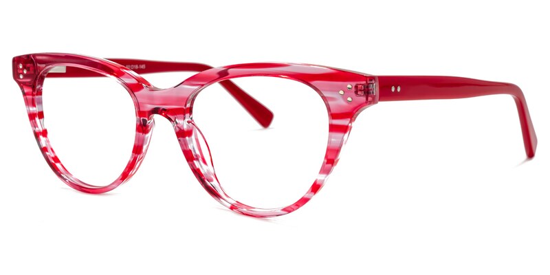 Fuentes Cateye Red Glasses | Zeelool Glasses1