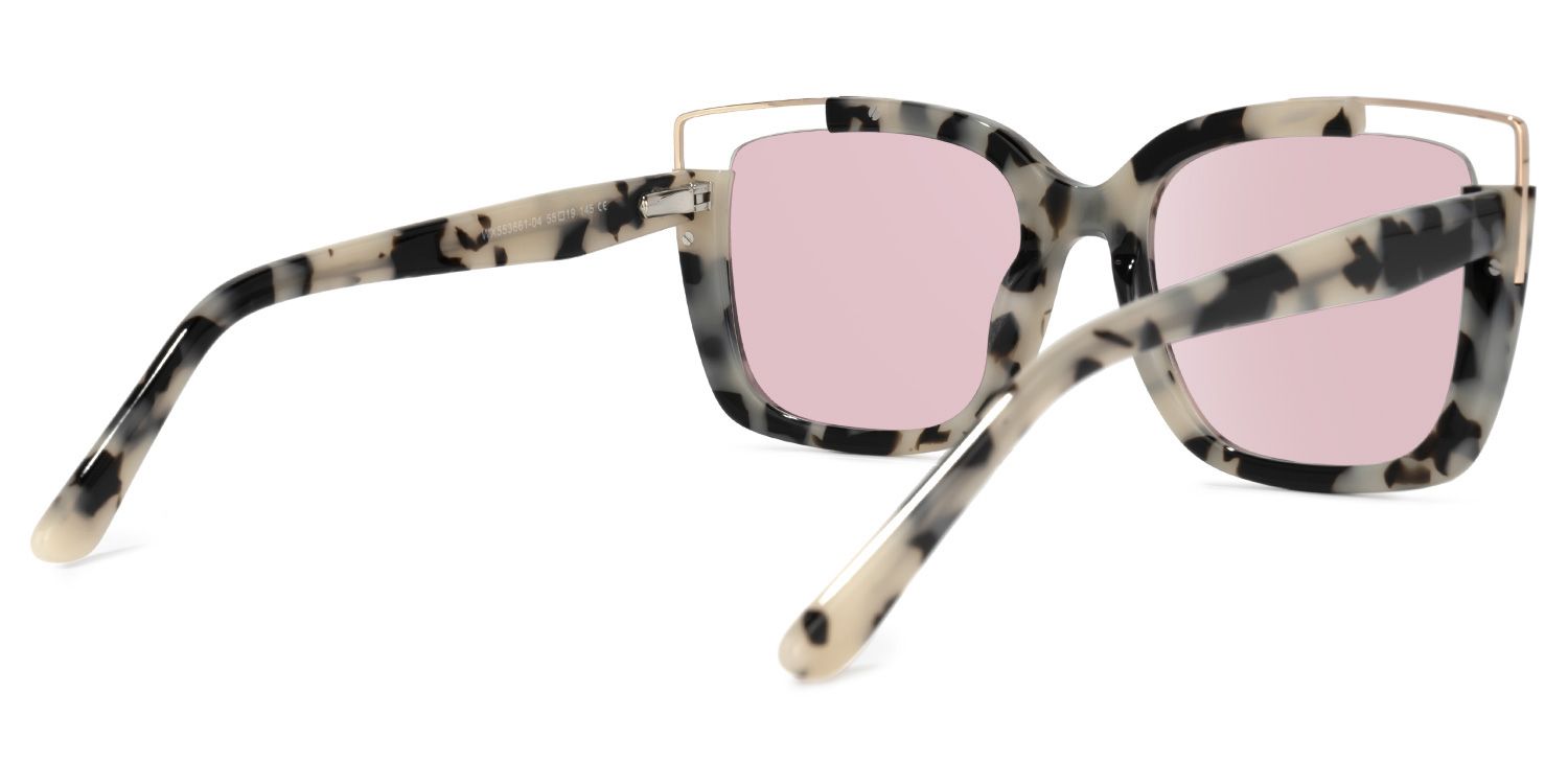 Dortch Square Light-Tortoise Sunglasses | Zeelool Glasses2