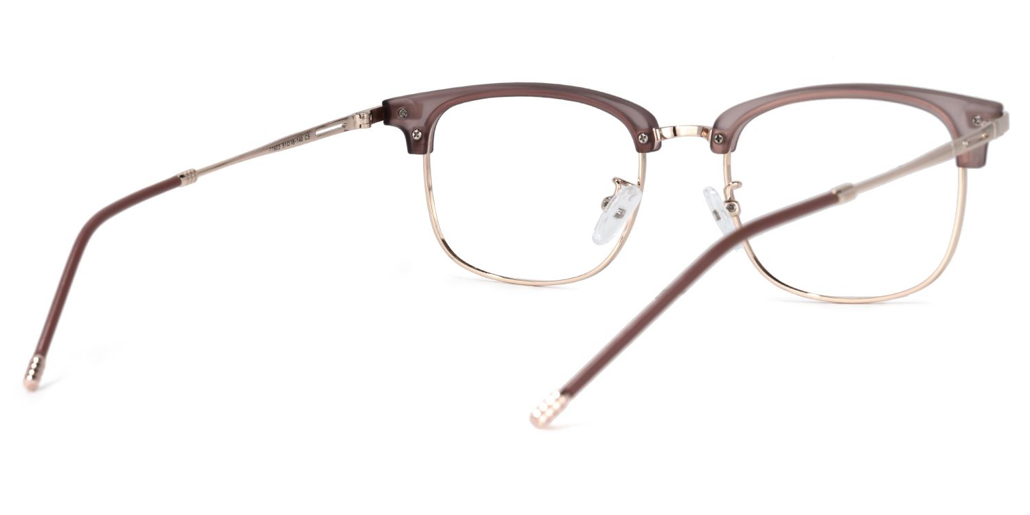 Mannella Browline Tawny Glasses | Zeelool Glasses3
