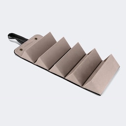 High-end Leather Hanging Black Eyeglasses Storage Box0