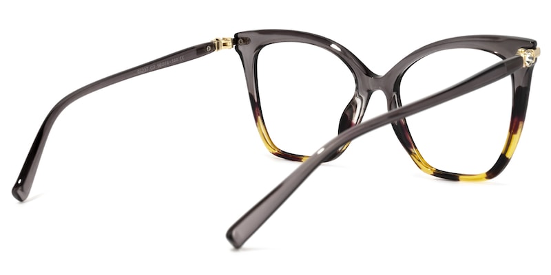 Lamar Butterfly Gray Glasses | Zeelool Glasses3
