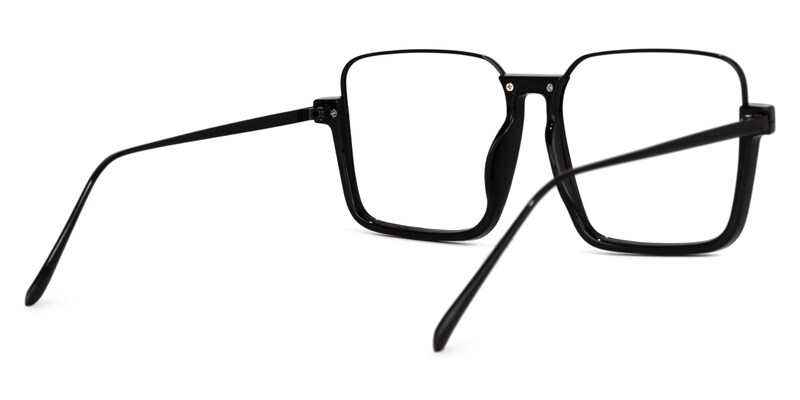 Velez Square Black Glasses | Zeelool Glasses3