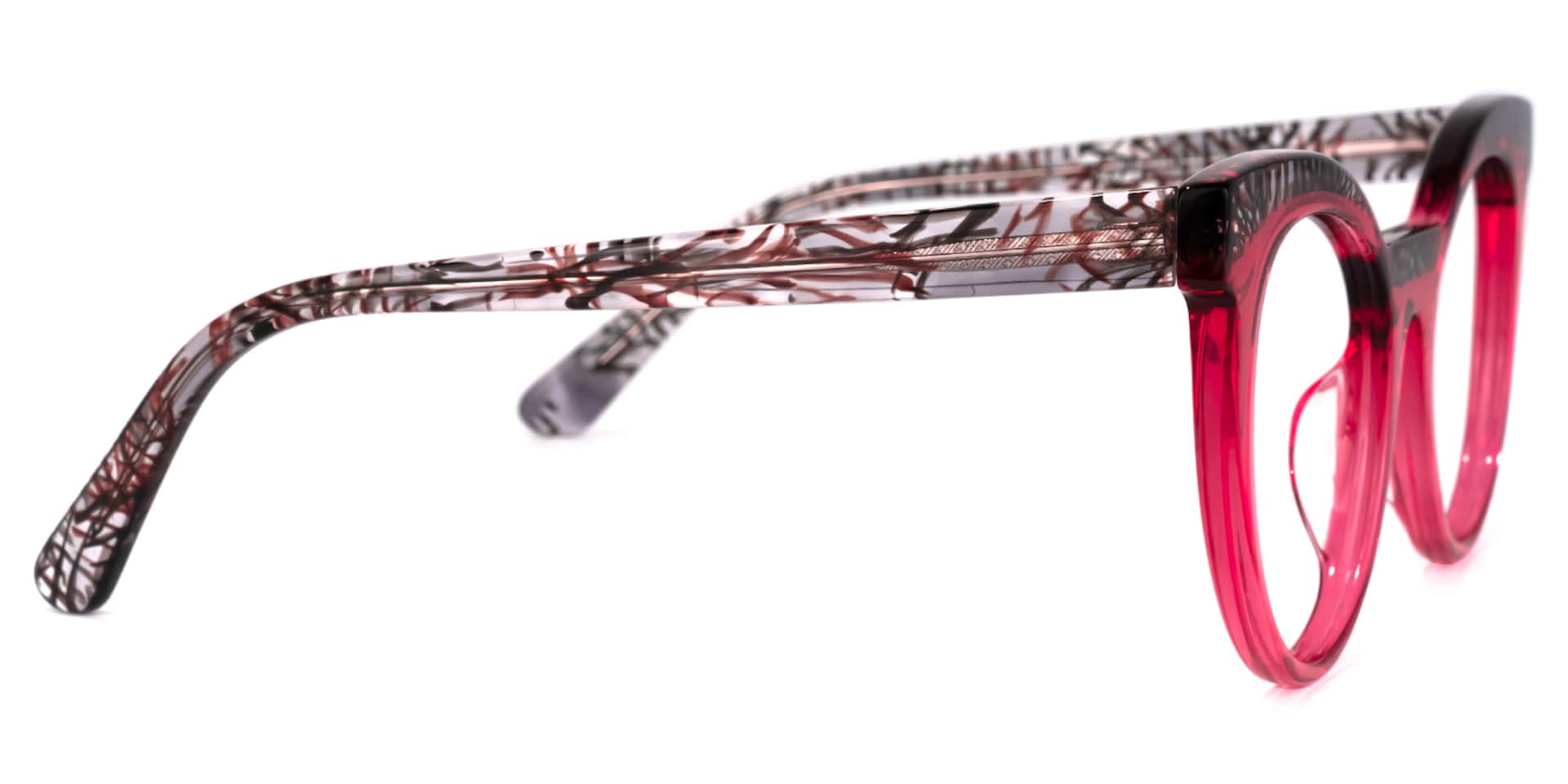 Lismary Cateye Pink Glasses | Zeelool Glasses2