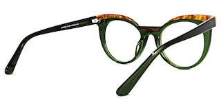 Lismary Cateye Green Glasses3