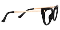 Mendoza Cateye Black Glasses2