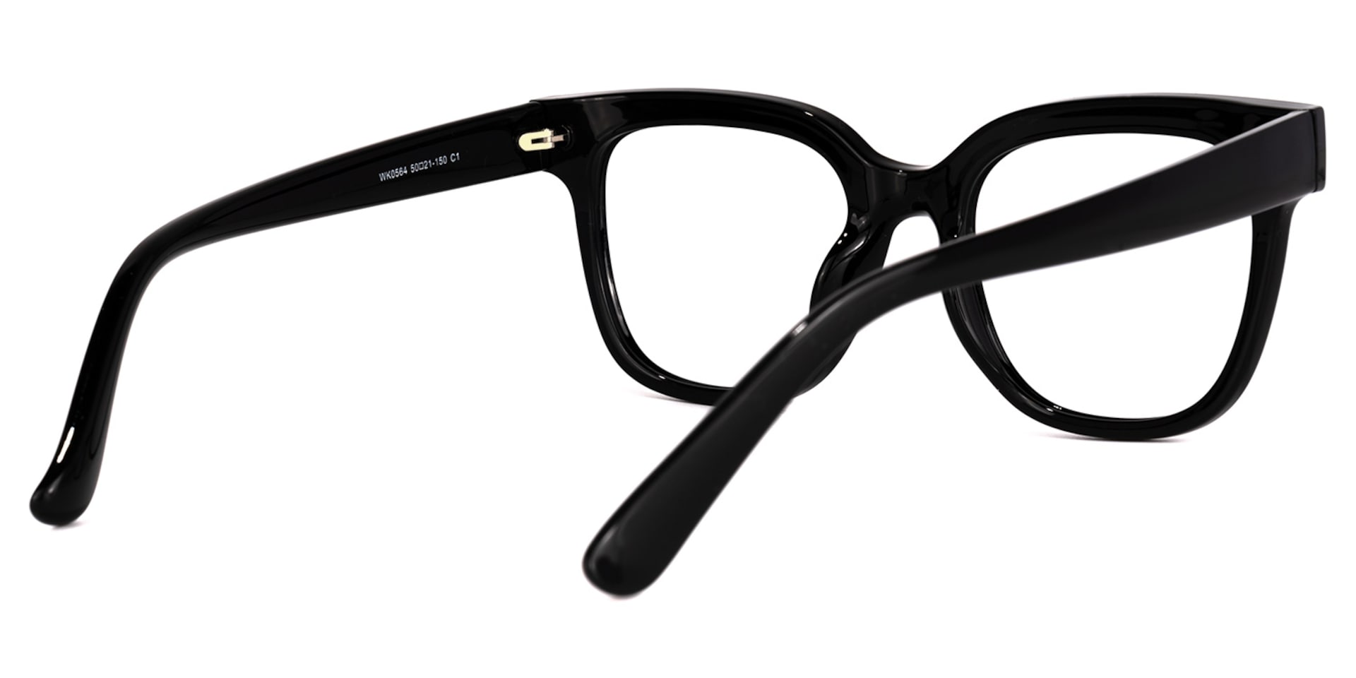 Oquendo Square Black Glasses | Zeelool Glasses3