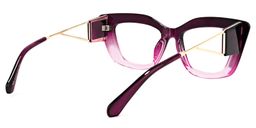Ferrer Cateye Purple Glasses3