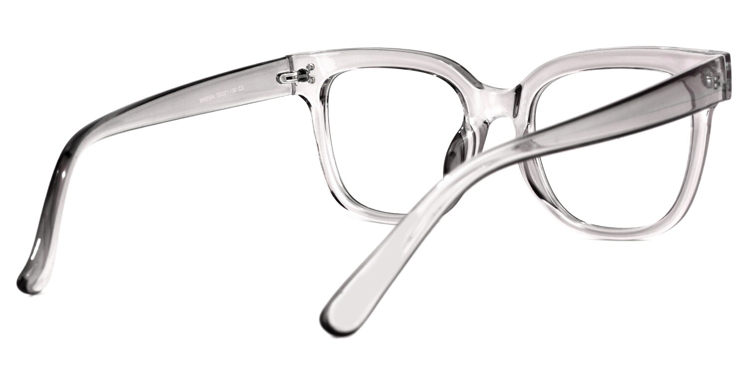 Oquendo Square Gray Glasses | Zeelool Glasses