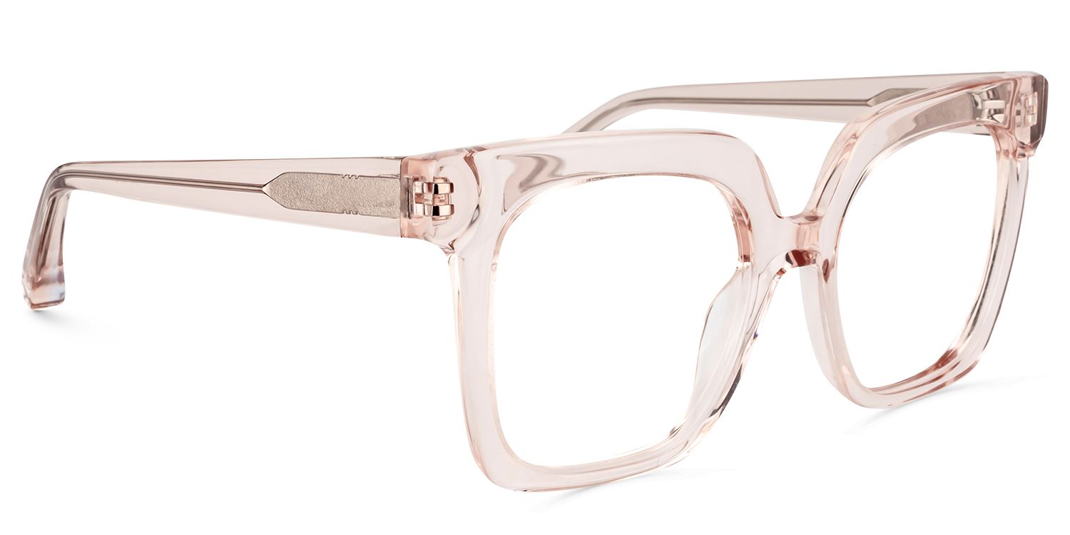 Dexter Square Beige Glasses | Zeelool Glasses1