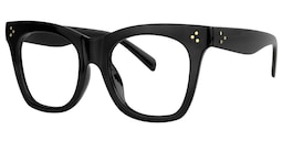 Gordon Rectangle Black Glasses3