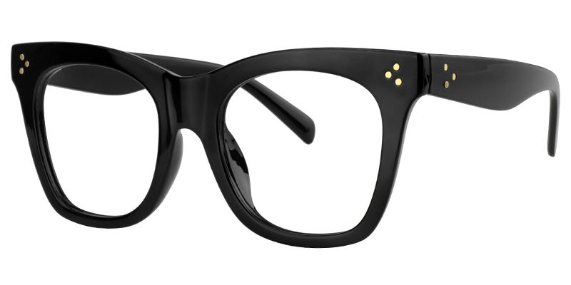 Rectangle Black Glasses | Zeelool Eyewear3