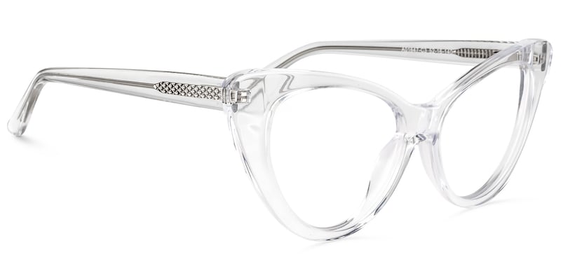 Alastair Cat Eye Crystal Glasses | Zeelool Glasses1