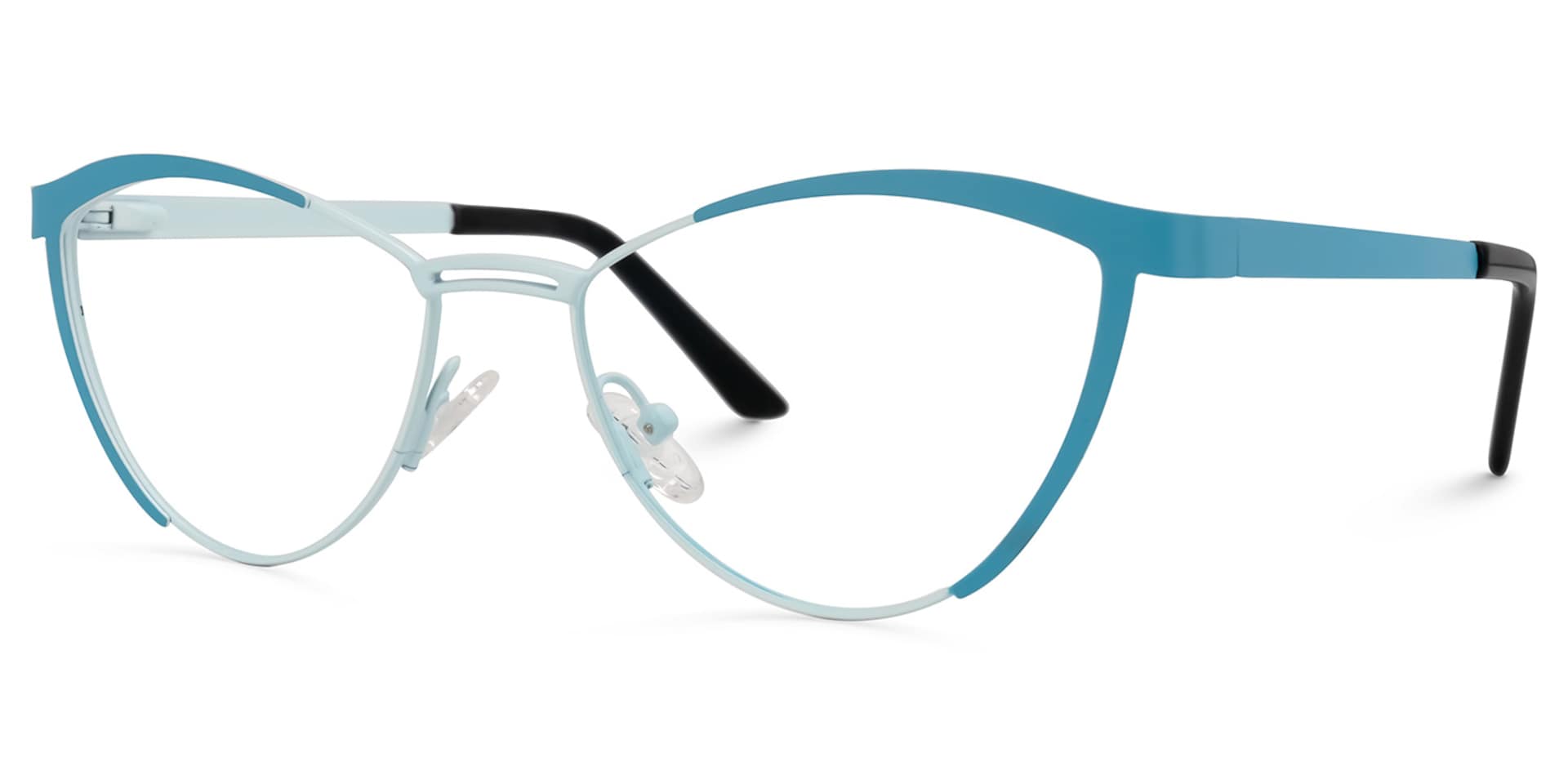 Sydney Cat Eye Blue Glasses | Zeelool Glasses1