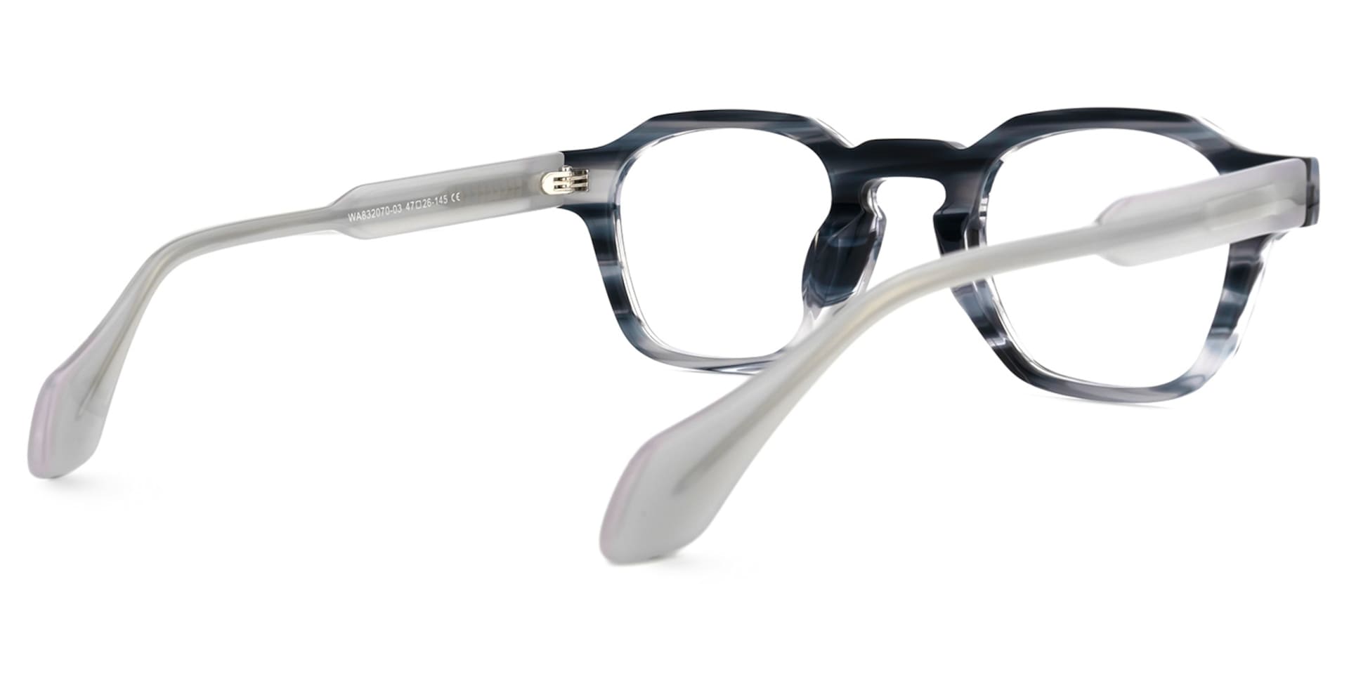 Faedo Square Blue Glasses | Zeelool Glasses3