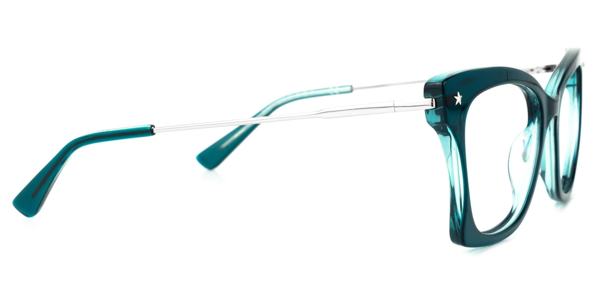 Tameron Butterfly Peacock-Blue Glasses | Zeelool Glasses2