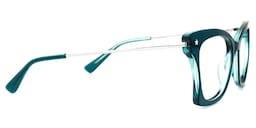 Tameron Butterfly Peacock-Blue Glasses2