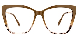 Awilda Cateye Brown Glasses0