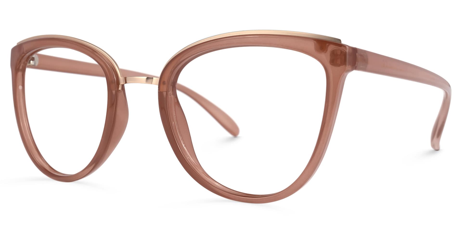 Keyshla Cateye Brown Glasses | Zeelool Glasses1