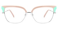 Marcsa Browline Dusty-Pink Glasses0