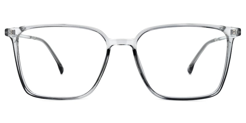 Raytina Square Gray Glasses | Zeelool Glasses0