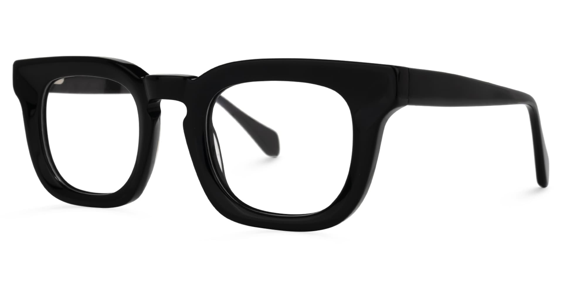 Tenika Square Black Glasses | Zeelool Glasses1