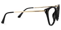 Hudson Cateye Black Glasses2