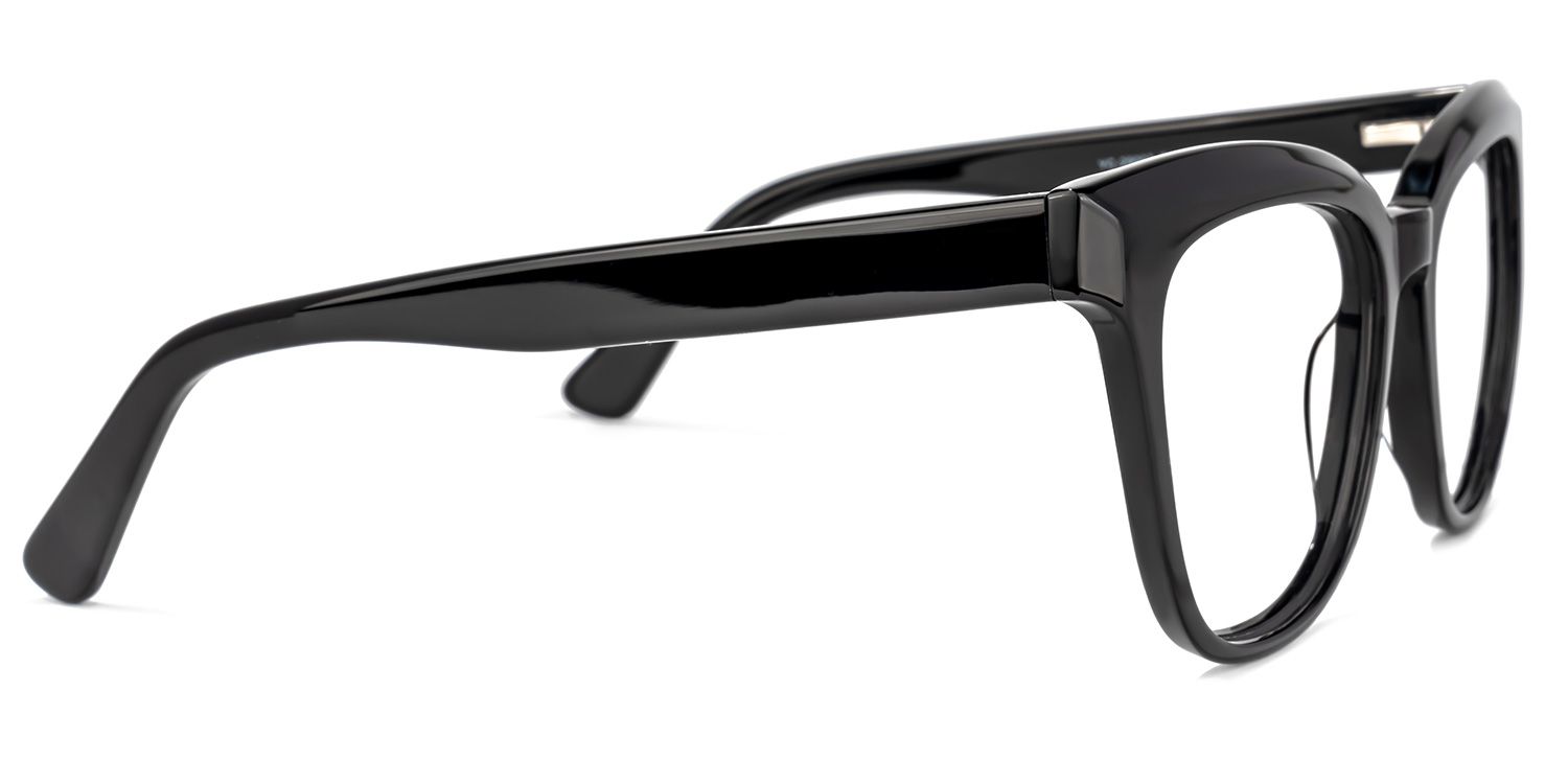 Payne Square Black Glasses | Zeelool Glasses2