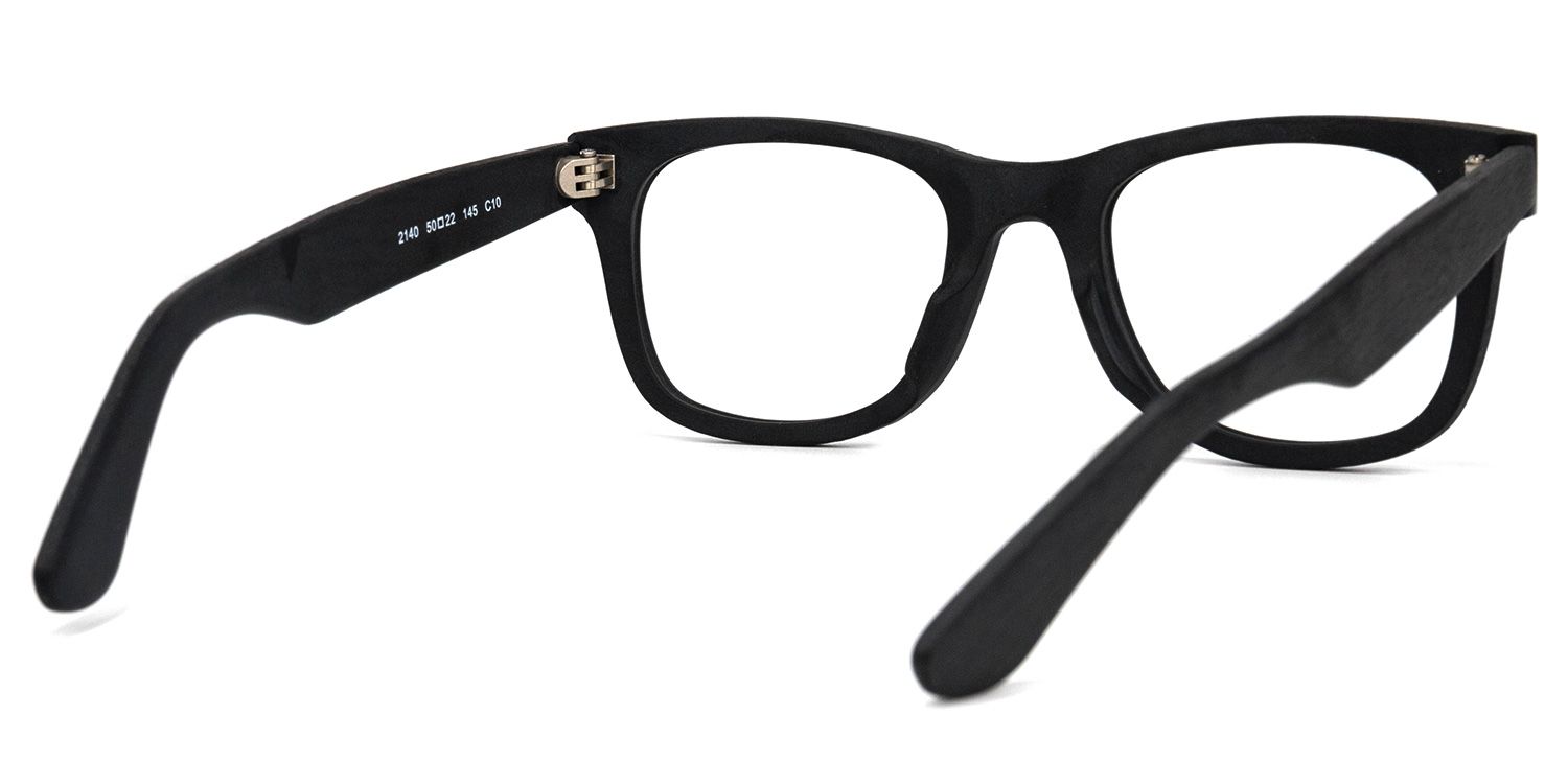 Ernie Square Black Glasses | Zeelool Glasses4