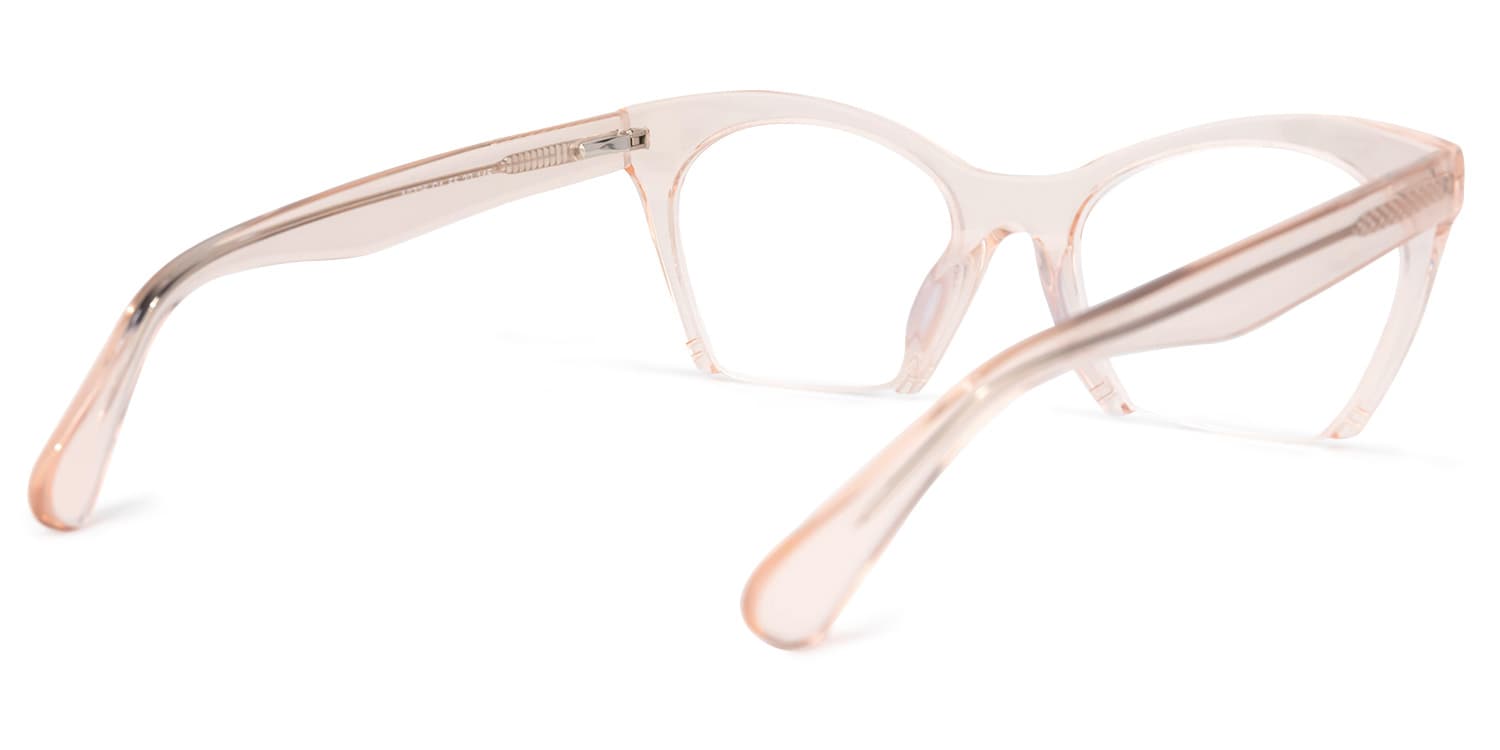 Christine Cat Eye Orange Glasses | Zeelool Glasses4