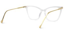 Hilary Butterfly Clear Glasses4