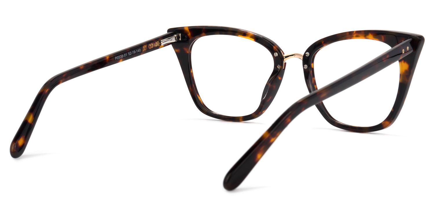 Wanda Cat Eye Tortoise Glasses | Zeelool Glasses4