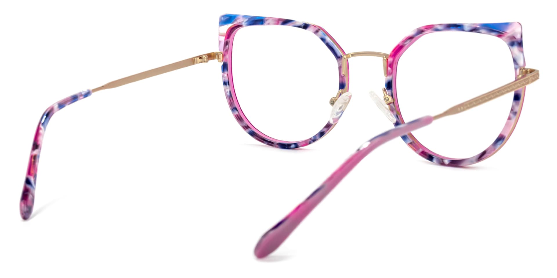 Felix Cateye Purple Glasses | Zeelool Glasses4