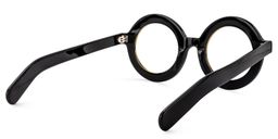 Calhoun Round Black Glasses3