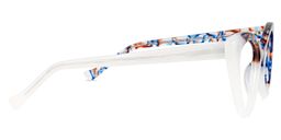 Maxine Cateye White Glasses2