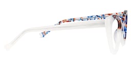 Maxine Cateye White Glasses2