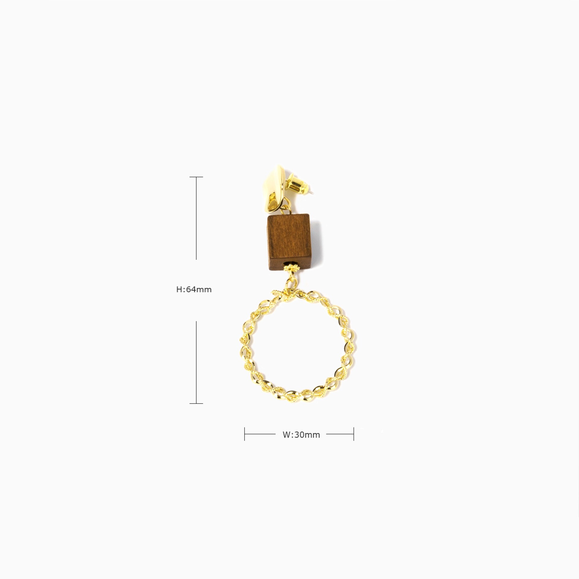 Stylish Twisted Metal Earrings | Zeelool Glasses3