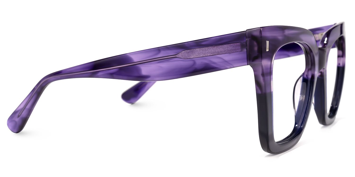 Kathya Square Purple Eyeglasses & Glasses Frames2