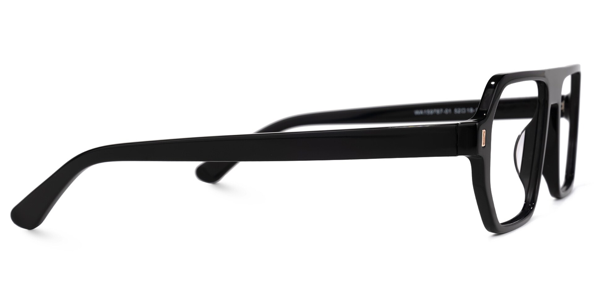 Fatou Geometric Black Glasses | Zeelool Glasses2