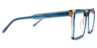 Kaylaa Square Blue Glasses2
