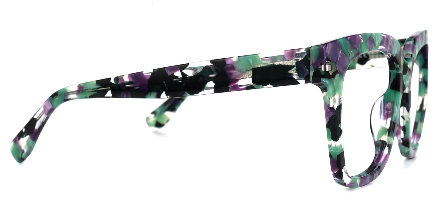 Xion Square Sea-Green Glasses2