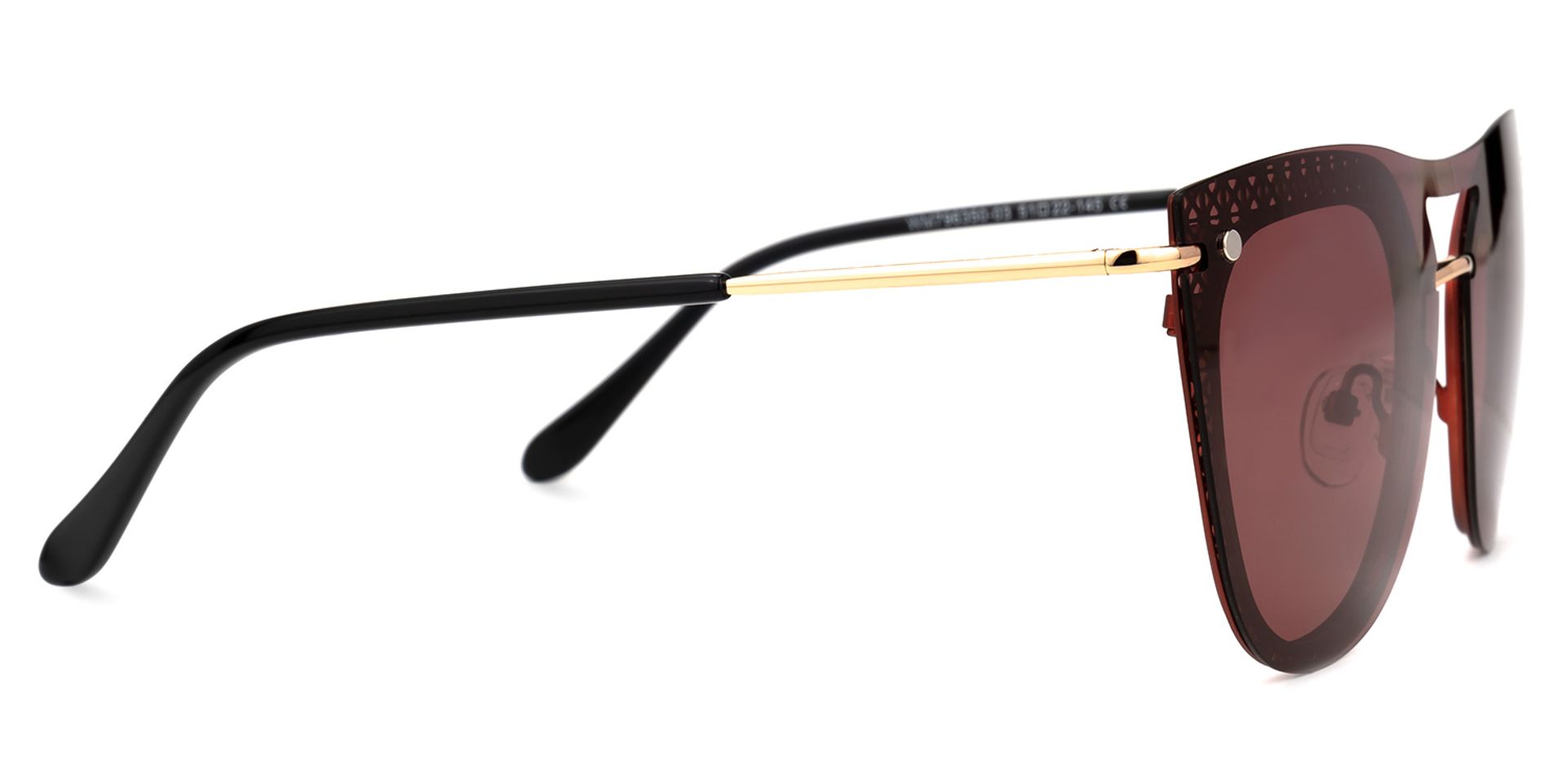 Hussain Clip-on Red Glasses | Zeelool Glasses3