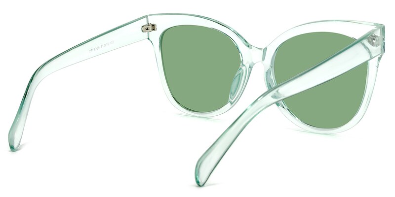 Mario Cateye Green Sunglasses | Zeelool Glasses4