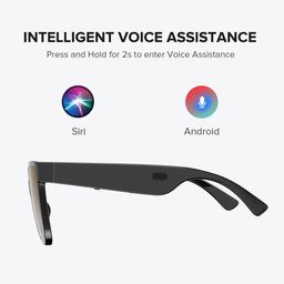 Boman Square Black Bluetooth Sunglasses4