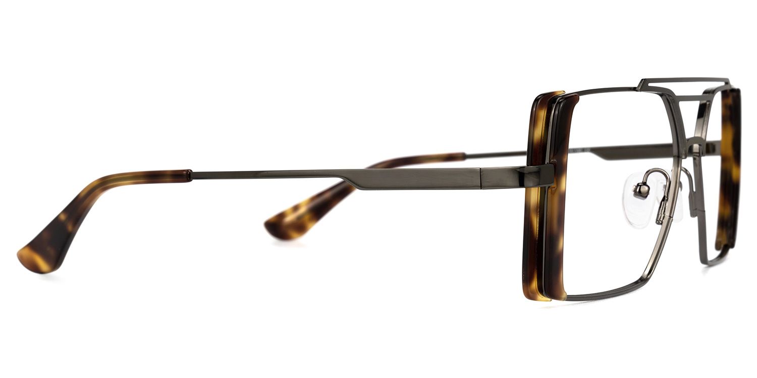 Andello Aviator Tortoise Glasses | Zeelool Glasses2