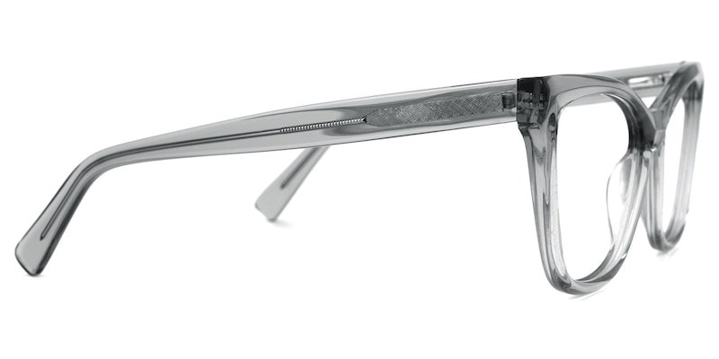 Raegan Cateye Gray Glasses | Zeelool Glasses2