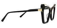 Jelena Cateye Black Glasses2