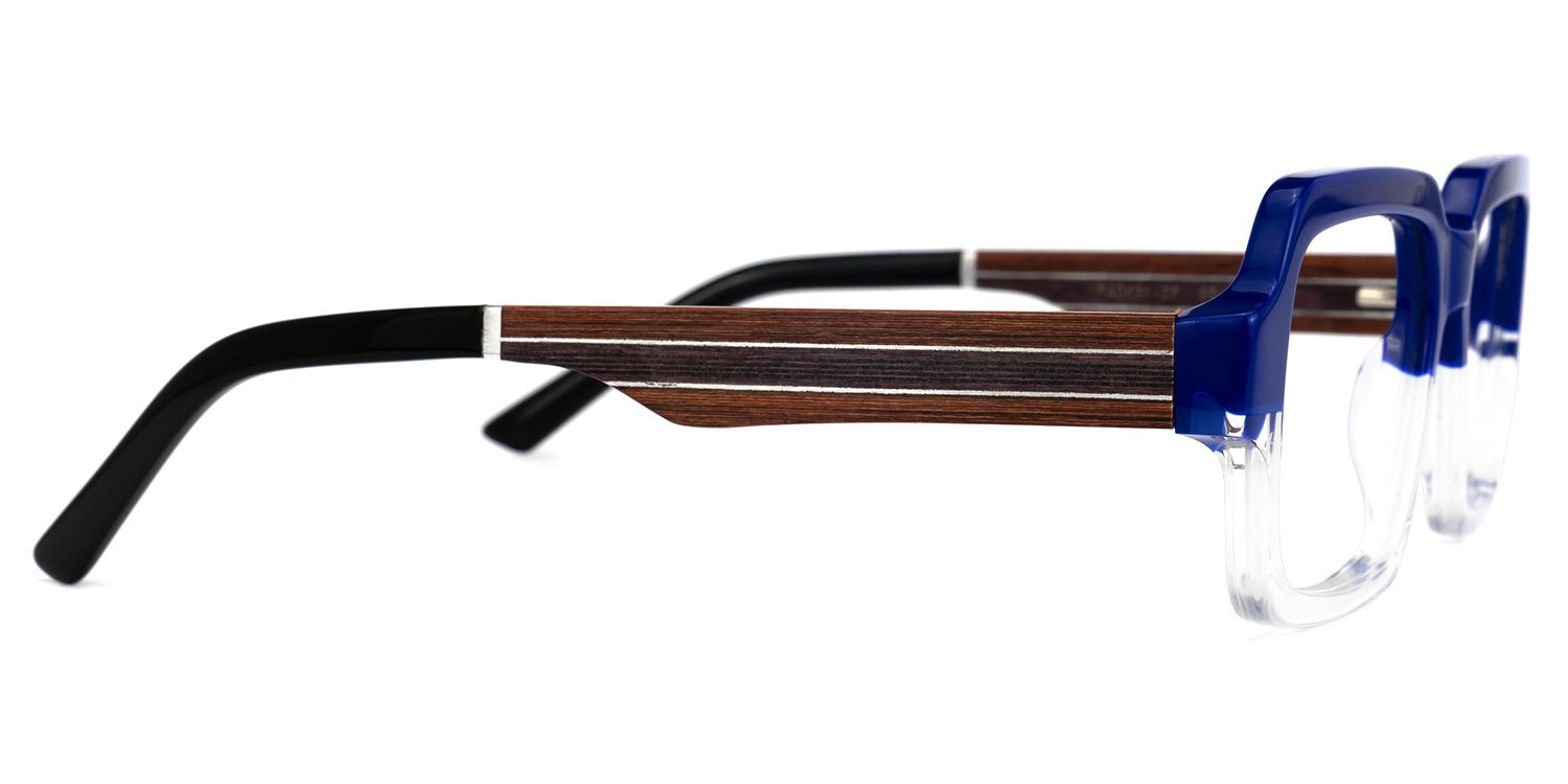 Jack Rectangle Two-Tone Glasses | Zeelool Glasses2