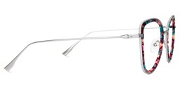 Sahro Round Blue-Floral Glasses2